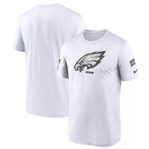 Men's Nike White Philadelphia Eagles Salute To Service Legend Performance Shirt